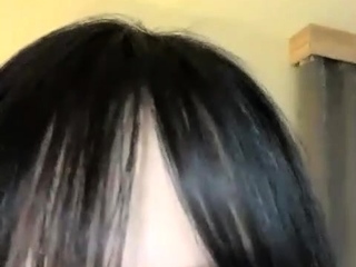 Japanese teen ai aito jerks off a cock