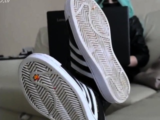 Linsey Dawn solo foot fetish