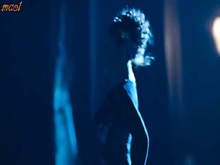 Natalia Verbeke first standing topless in front of a guy as