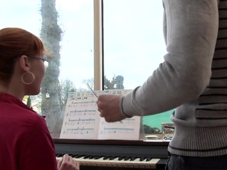 SLIM FRENCH MILF ENORA & PI-ANAL LESSON