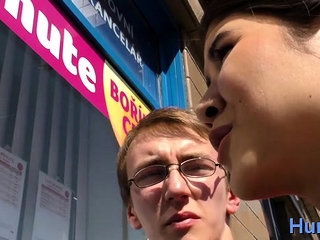 Staggering teen chick desires deep penetration