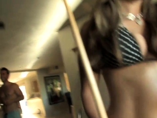 Threesome whore fucked