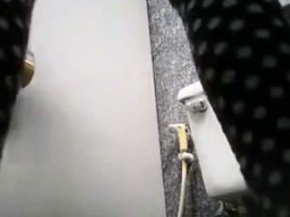 Amateur couple copulation on hidden cam