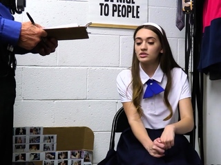 Curch teen girl busted stealing a dildo