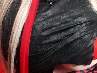 Sexy pirate susi masturbating with white cock