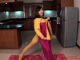 Thai Shemale Patty In Korean National Clothes
