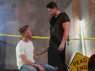 Carter DelRey gets caught jerking off