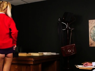 College CFNM seducing jerking professor