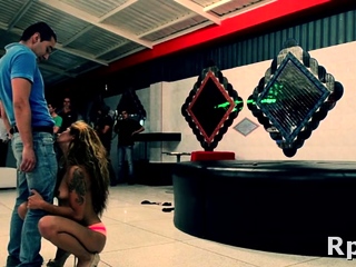 Delicious oriental brunette chick enjoys a hard schlong