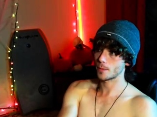 Gay muscley hunk solo shuffle