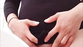 nurse gropes herself in the bathroom at work, I want my boss to fuck me