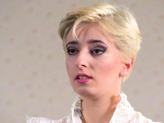 Public assfucked bitch suffers no limits Hitachi orgasms