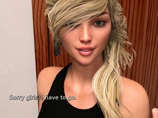 Two 3d cartoon cuties are ready for their bath