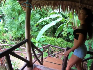 Amateur Asian girlfriend cabana hardcore