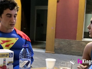 Amateur redhead masturbates then gives a blowjob