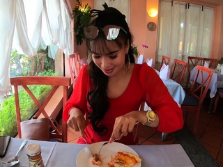 Big tits Thai amateur girlfriend hot sex