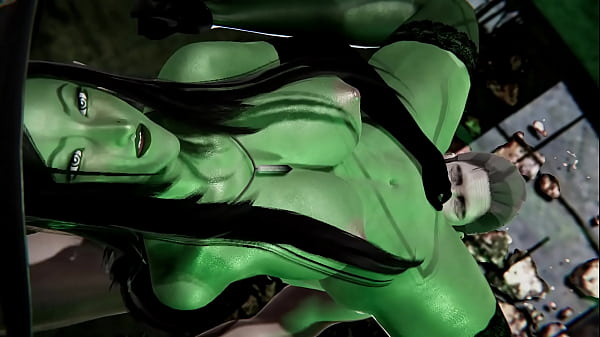 Cuming inside witch Gruntilda on Halloween night – 3D Porn