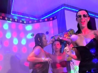 Delicious dudes and angels are having lusty group pleasure