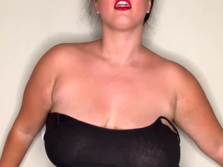 Great Big Boobs On Masturbating Redhead