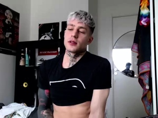 Hot gay twink dick masturbation video