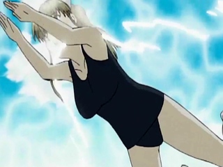 Masturbating anime maid