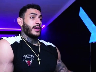 Solo masturbation and gay climax