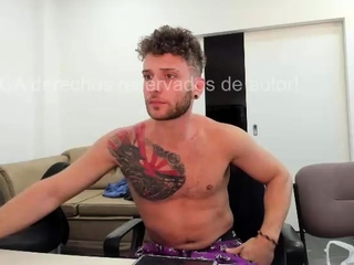 Solo masturbation and gay climax