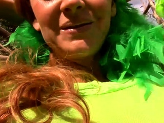 Big boob brunette masturbates on webcam