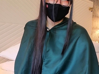 Amateur brunette Michelle with small tit