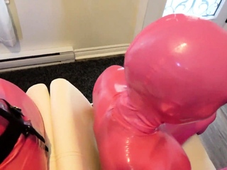 Beautiful fetish anus actions with latex and bdsm