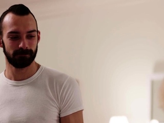 Bed seller gets his ass dominated by his shemale customer