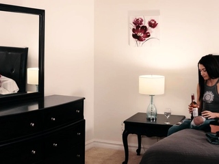 Brunette babe fucked doggystyle