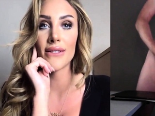 CFNM voyeur MILF watches webcam wanking