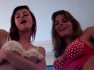Dancing Newbie Lesbian Babes In Horny Lingerie