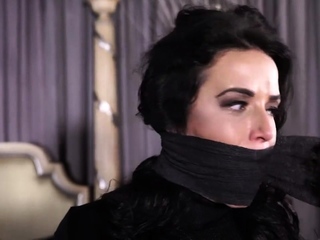 Female detective captured and dominated