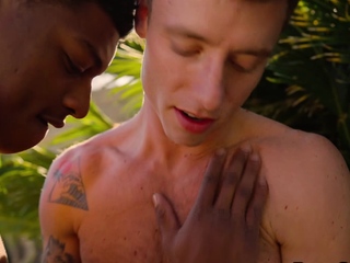 Horny Ty Santana deepthroat Justin Matthews hairy cock