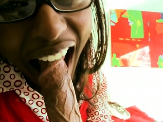 Sensual brunette Passion enjoys being drilled