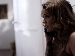 Small tits tattooed latina throatfucked rough and rides cock