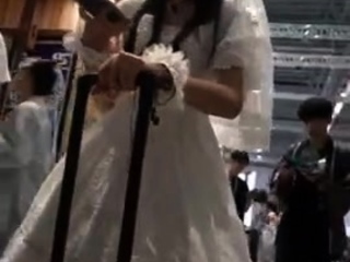 Amateur upskirt riding