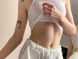 Brunette Solo Webcam Masturbation