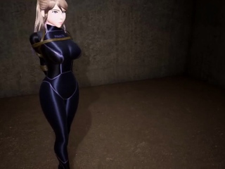 Hot 3D redhead licking a pussy while getting fucked