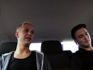 Jock addicted homo men get satisfied by hardcore car fucking