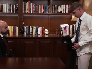 Slammed over a desk and fucked recklessly