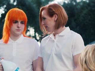 Threesome massage sex with two transgender Shiri and Jean