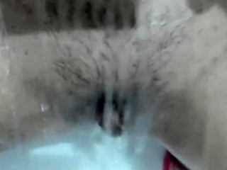 Amateur shower and masturbation