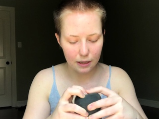 Amateur striptease and Solo masturbation