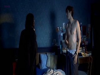 Anne Hathaway first showing cleavage in lingerie, than we