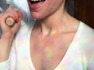 Blonde Teen Solo Masturbation