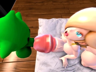 Brunette is shafted in a 3D fucking