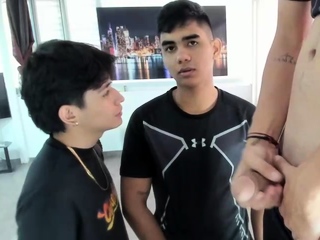 Cute amateur twink first time gay anal fuck in van